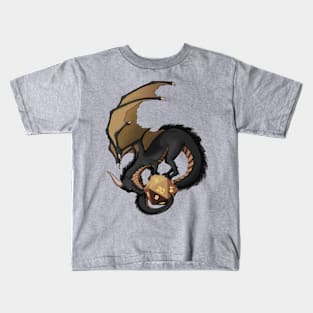 Brass Dragon and a D20 Kids T-Shirt